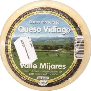 Queso Tierno Vidiago de Vaca Mini Madurado Elaborado con Leche Pasteurizada Valle Mijares