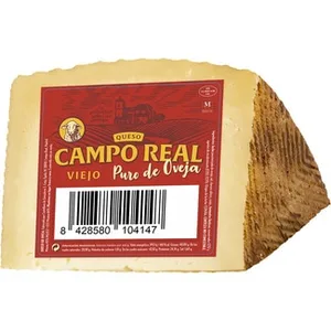 Queso Viejo Puro de Oveja Elaborado con Leche Pasteurizada Campo Real