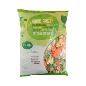 Quick-frozen Brocolí, Coliflor y Zanahorias Congeladas 1 Kg. 1000 G