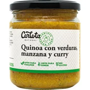 Quinoa con Verduras Manzana y Curry 350 Gr