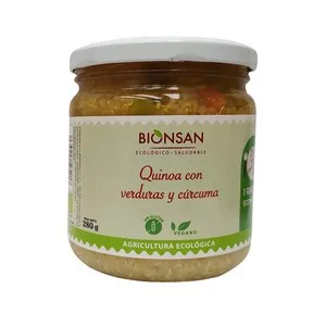 Bionsan Quinoa con Verduras y Cúrcuma Ecológica Bionsan 280 G.