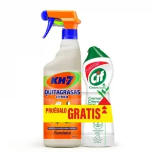Quitagrasas Cítrico Kh-7 780 Ml + Crema Limpiadora de Superficies Cif 250 Ml
