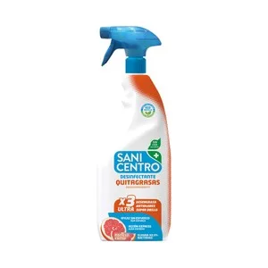 Sanicentro Quitagrasas Desinfectante sin Lejia, con Aroma a Pomelo Fresh 750 Ml.