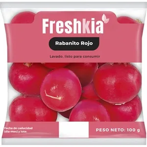 Rabanito Rojo Lavado y Listo para Consumir Freshkia
