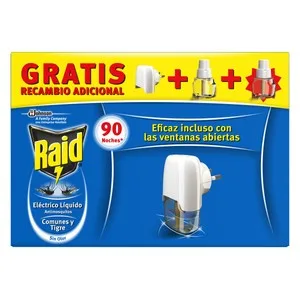 Raid Antimosquitos (difusor + Recambios) 2 X 27 Ml. 54 ML