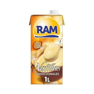 RAM Natillas Tradicionales Listas para Tomar RAM 1 L. 1000 ML