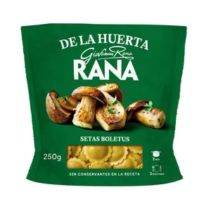 Rana Raviolis de Pasta Fresca al Huevo, Rellenos de Boletus Edulis 250 G.