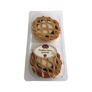 Randy Hojaldre Relleno de Queso de Cabra y Espinacas, Listo para Calentar y Comer 2 X 140 G. 240 G