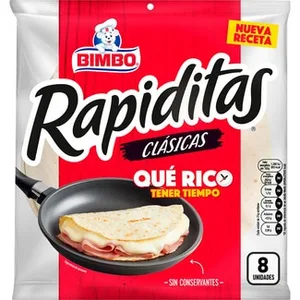 Rapiditas Clásicas Tortillas de Trigo 8 Unidades Bimbo