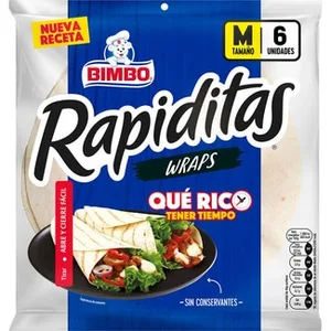 Rapiditas Wraps 6 Unidades Bimbo