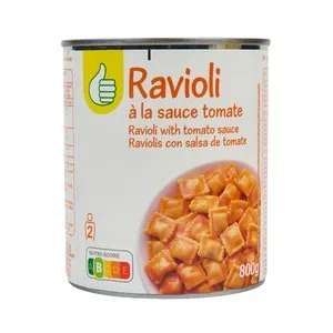 Producto Alcampo Raviolis con Tomate en Lata 800gr 800 G