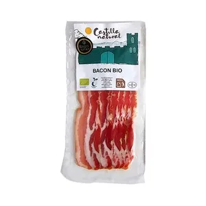 Raza y Sabor Castilla Natural Bacon Extra Ecológico Cortado en Lonchas 70 G. 100 G
