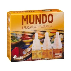 Recambio Ambientador Eléctrico Mundo 6 Fragancias Bosque Verde 0.025 L