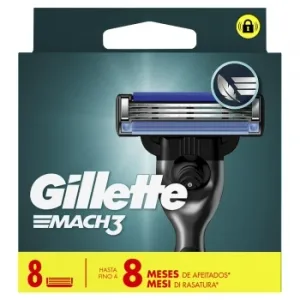 Recambio de Maquinilla Mach3 Gillette 8 Ud.