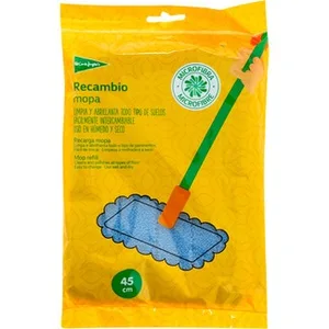 Recambio de Mopa Microfibra Limpia y Abrillanta Todo Tipo de Suelos Uso en Húmedo y Seco el Corte Ingles
