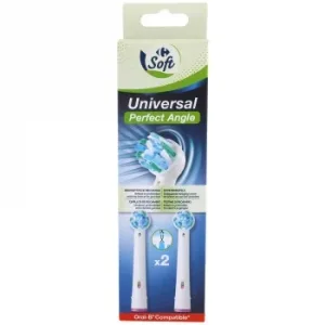 Recambios Cepillo Batería Universal Perfect Angle Carrefour Soft 2 Ud.