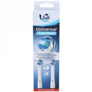 Recambios Cepillo Batería Universal Total Clean Soft Carrefour 2 Ud.