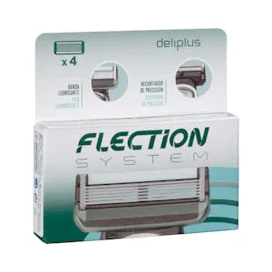 Recambios Maquinilla de Afeitar Deliplus Flection System 6 Hojas 1 UD