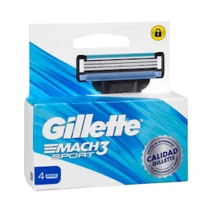 Recambios Maquinilla de Afeitar Gillette Mach Sport 3 Hojas 1 UD