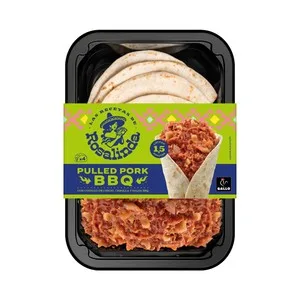 Gallo las Recetas de Rosalinda Fajitas de Pulled Pork Bbq, con Codillo de Cerdo, Cebolla y Salsa Bbq 220 G.