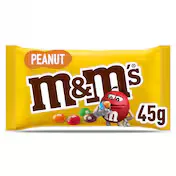 Cacahuete Recubierto de Chocolate con Leche M&m's Bolsa 45 G