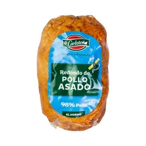 LA Carloteña Redondo de Pollo Asado al Horno y Envasado al Vacio la Carloteña 340 G.