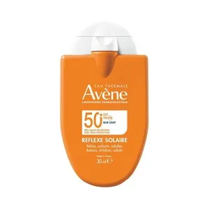 Thermale Avéne Reflexe Solaire Protector Solar Facial y Corporal para Toda la Familia, FPS 50+ (muy Alto) 30 Ml.