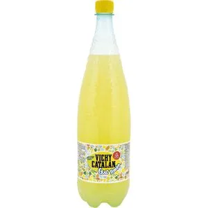 Refresco Agua con Gas Limón Botella 1,2 L