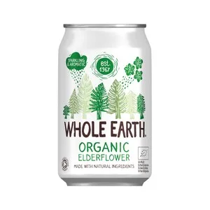 Whole Earth Refresco Bio Sabor Sauco, 330 Ml.