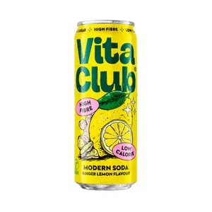 Vitaclub Refresco con Fibra Sabor Limóm y Jengibre 330ml