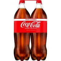 Refresco de Cola Coca Cola, Pack 2x2 Litros