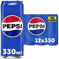 Pepsi Refresco de Cola Pack 12 Latas de 33 Cl. 3960 ML
