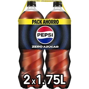 Refresco de Cola sin Azúcar Pack 2  Pepsi Zero 1.75 L