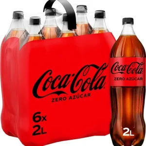 Refresco de Cola sin Azúcar Pack 6 Coca-cola Zero