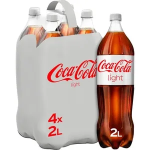 Refresco de Cola sin Azúcar sin Calorías Pack 4 Coca-cola Light