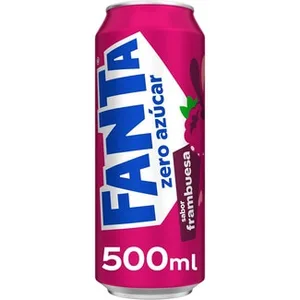 Refresco de Frambuesa con Gas Zero Azúcar Fanta Zero