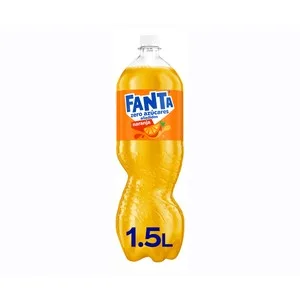 Fanta Refresco de Naranja Zero Azúcares Botella de 1.5 L 1500 ML