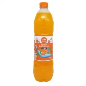 Refresco de Naranja Zero Carrefour Classic Botella 1,5 L.