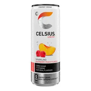 Refresco Melocotón y Frambuesa Lata 0,35 L