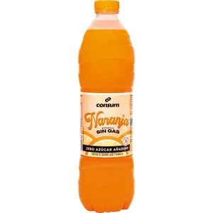 Refresco Naranja Cero sin Gas Botella 1,5 L