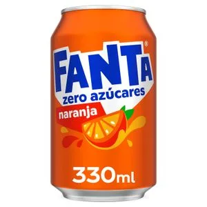 Refresco Naranja Zero Lata 0,33 L