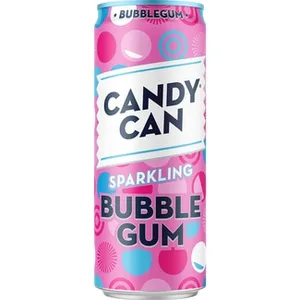 Refresco Sabor Bubble Gum Zero Azúcar con Gas Candy CAN