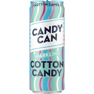 Refresco Sabor Cotton Candy Zero Azúcar con Gas Candy CAN