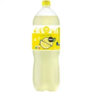 Refresco Sabor Limón Zero Carrefour Classic' Botella 2 L.
