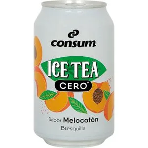 Refresco Té Melocotón Cero Lata 0,33 L