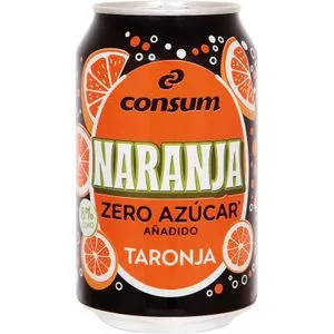 Refresco Zero Naranja Lata 0,33 L