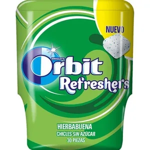 Refresher's Chicles Sabor Hierbabuena sin Azúcar Orbit