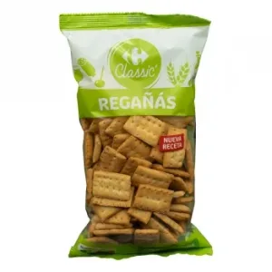Regañás con Sésamo y Aceite de Oliva Virgen Extra Classic Carrefour 250 G.