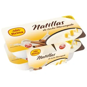 Reina Natillas de Leche Merengada Reina Pack de 4 Uds de 125 Gr 500 G