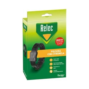 Relec Pulsera para Mosquitos con Aroma Natural de Citronela Apta para Toda la Familia Relec.